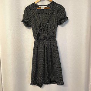 Max Studio Polka Dot Dress with Bow